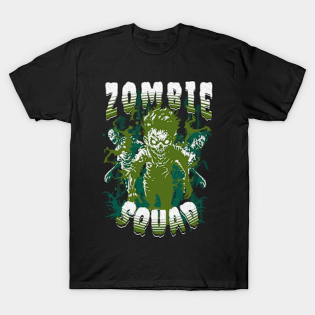 Zombie Squad T-Shirt by Cosmic Dust Art